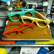occhiali stile 1 2 3 bicchieri moda stampabile indossabile 3d print model - Mito3D