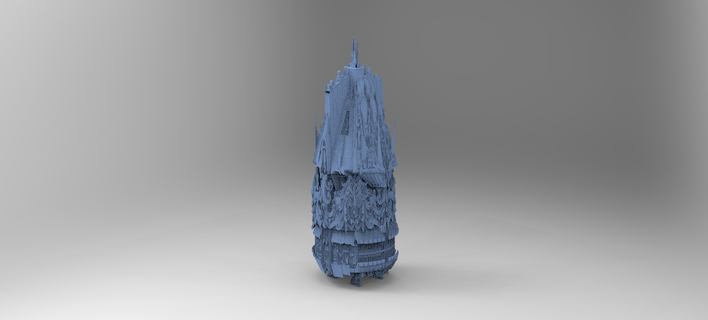 ocean cyberpunk atlantis deep city masters tower 1 castle trending monument middle architectural 3d print model - Mito3D