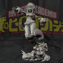 ochako uraraka héroe academia 3d impresión figurilla mha bnha boku midoriya deku bakugo anime manga figura estatua 3d print model - Mito3D