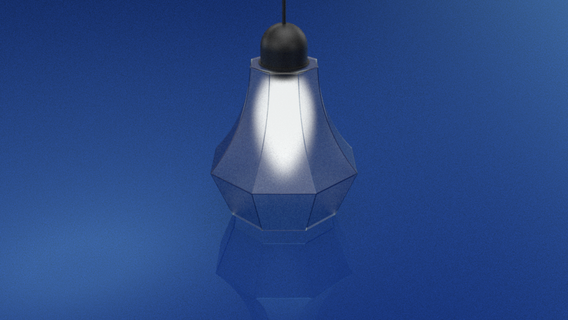 octagonal lamp lighting mold house office kitchen light tool toy art geometry geometric 3d print model - Mito3D