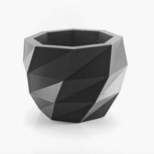 octagonal pot model 02 various flowerpots concrete 3d print model - Mito3D