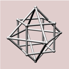 octaedro-cubo duplo par a arte da matemática mathart cubo dupla octaedro poliedros poliedro geometria dansmath 3d print model - Mito3D