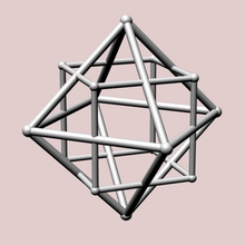 Oktaeder-Würfel-dual Kunst Mathe-Kunst mathart math cube dual Polyeder Mathematik geometrie dansmath Oktaeder 3d print model - Mito3D