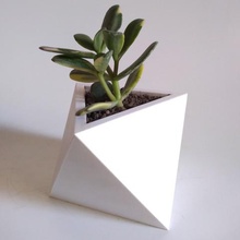octahedron planter harom farkas home platonic solid geometric 3d print model - Mito3D