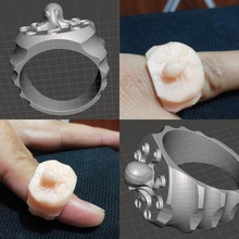 octo-ring jewelry anycubic3d 3d print model - Mito3D
