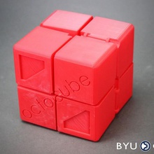 octocube art sculptures squares square pla origami morphing morph modular mechanism mechanical magic folding foldable fold engineering engineer cube comliant cmr byu 3dprinting 3dprintable 3d print model - Mito3D