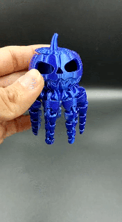 octokin haloween octopus pumpkin art 3d print model - Mito3D
