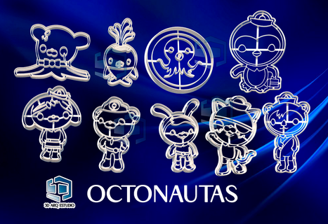 octonauts cookie cutter octonaut 3d print model - Mito3D