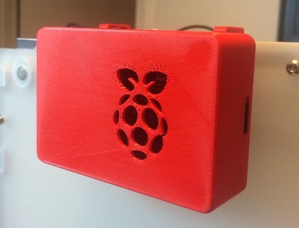 octopi ultimaker hanger raspberry pi case electronics 3d print model - Mito3D