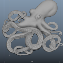 octopus jewelry 3d print model - Mito3D