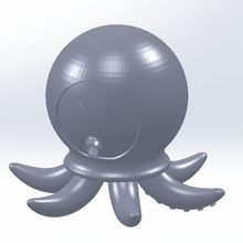 octopus home garden art toy 3d print model - Mito3D