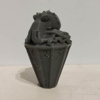 ahtapot d10 zar rol yapma minyatür heykel d Lovecraft sergio ingilizce 3d print model - Mito3D