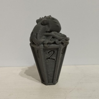 polvo d6 dados encenação miniatura esculpir d lovecraft Sergio Inglês 3d print model - Mito3D