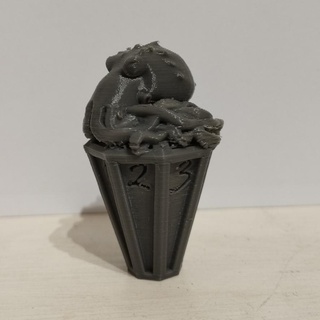 ahtapot d8 zar rol yapma minyatür heykel d Lovecraft sergio ingilizce 3d print model - Mito3D