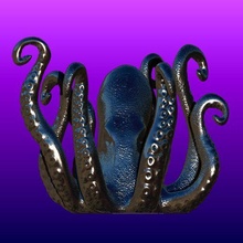 octopus holder kitchen 3d print model - Mito3D