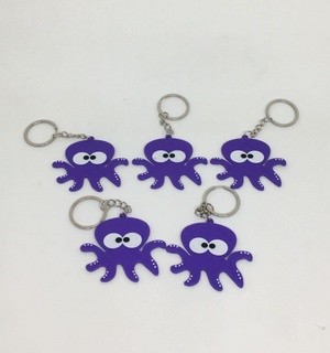 octopus keychain sea animals 3d print model - Mito3D