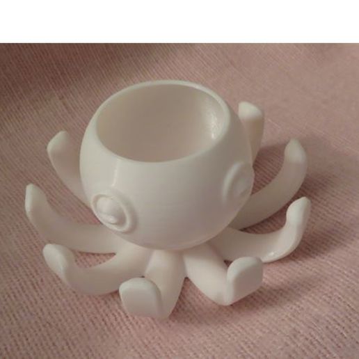 poulpe planteur vase fleur pot déco 3D print model - Mito3D