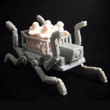octowalker 18mm scale game 3d print model - Mito3D