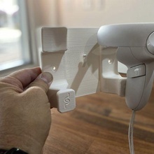 Okulus Suche 2 Regler Mauer montieren Aufhänger 3d print model - Mito3D