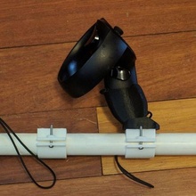 Oculus yarık tüfek tabanca stok mevcut yeniden düzenleme 3 4 pvc 6 32 vidalar oyun manyetik dokunma ileriye 3d print model - Mito3D