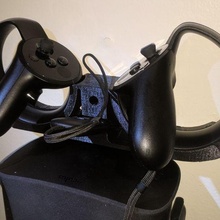 oculus toucher berceau éloigné fente Jeu titulaire soutien crevasse supporter virtuel réalité jouet accessoires 3d print model - Mito3D