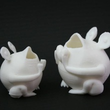 seltsam Frosch home Tiere frosch garten gartenfrosch Bleistift-Halter Pflanzer tiere Kröte Dekor 3d print model - Mito3D