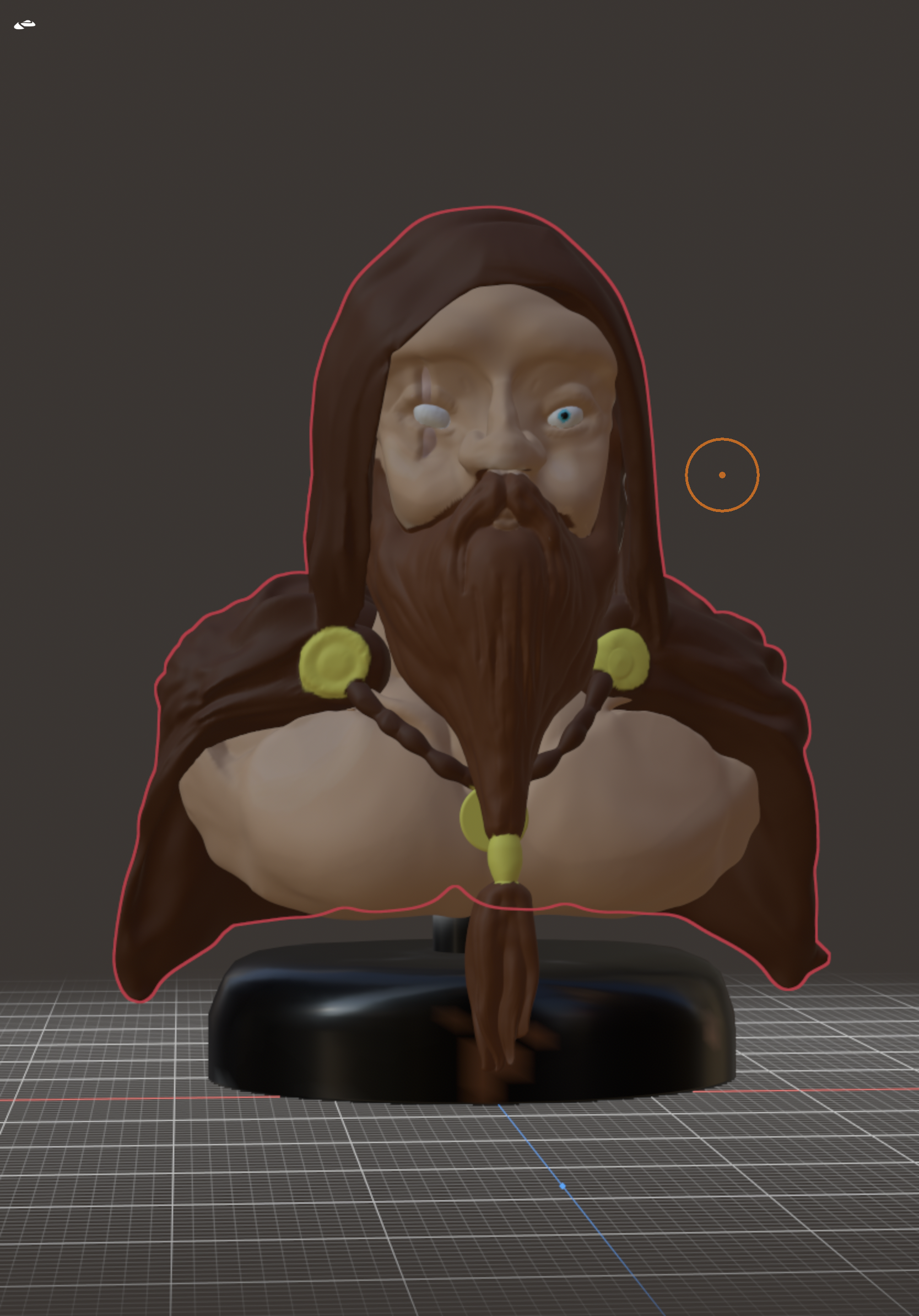 Oden fracasso viking Thor Allfather exibição arte Guerreiro Deuses dnd 3D print model - Mito3D