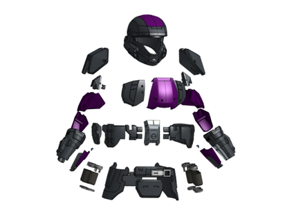 odst Hola combate traje armadura vídeo juegos aureola jugador juegosxcults 3d print model - Mito3D