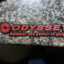 odyssey golf sign 3d print model - Mito3D