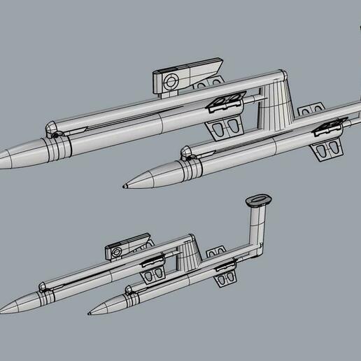 oerlikon razzi ispanico spagnolo ha1112 buchon razzo messerschmitt bf109 Tedesco Piano combattente aviazione caccia rotoli Royce 3D print model - Mito3D