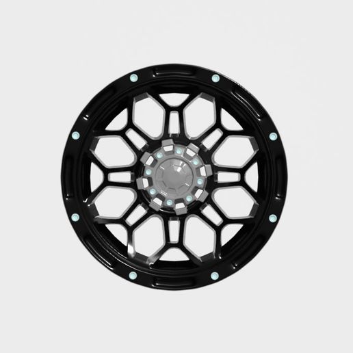 off-road rim 1 wheels rims hotwheels offroad tomica custom 3D print model - Mito3D