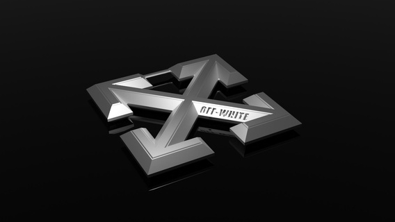 off white kolye Beyaz kapalı takı dökülebilir lüks Zincir 3d print model - Mito3D