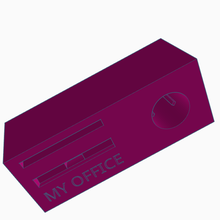ofis Lamba Kulp destek kartları telefon durum kılıf Porta oyuklar tarjetas Lampara 3d print model - Mito3D