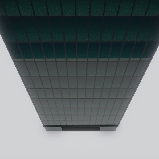 oficina edificio arquitectura ventana moderno fachada techo urbano ciudad arquitectónico piso ciclos 3D print model - Mito3D