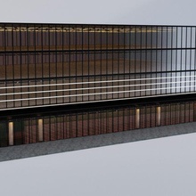 oficina edificio arquitectura ventana moderno fachada techo urbano ciudad arquitectónico piso ciclos 3d print model - Mito3D