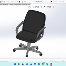 oficina silla 3d print model - Mito3D