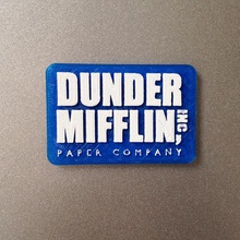 logotipo do office ímã a casa série dunder mifflin geladeira 3d print model - Mito3D