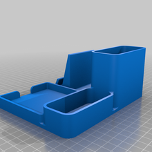 oficina teléfono estante soporte organización bolígrafo 3d print model - Mito3D