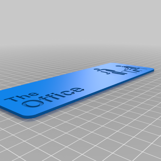 ofis işaret Sanat Ofis işaretler logolar 3D print model - Mito3D
