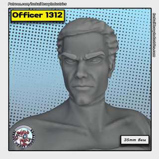 officer 1312 marvel crisis protocol punisher frank castle 3d print model - Mito3D