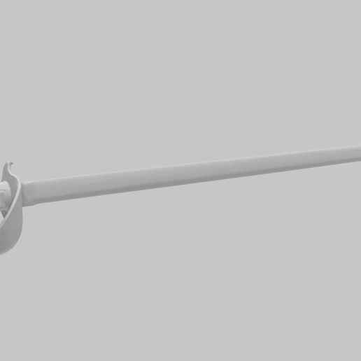 offiziell Schwert Brasilianer bewaffnet Kräfte pmesp 3D print model - Mito3D