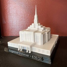 ogden Utah tempio architettura Chiesa lds edifici strutture 3d print model - Mito3D