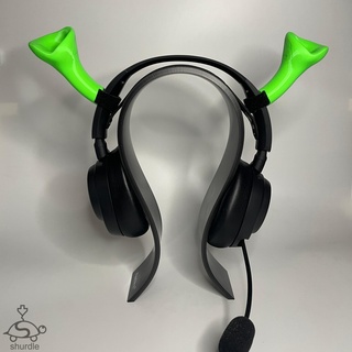 ogro orelhas fone ouvido acessórios flâmula jogador shrek 3d print model - Mito3D