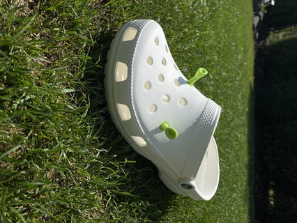 ogre shrek ear charm - jibbitz crocs croc shoe pin 3d print model - Mito3D