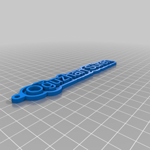 oguzhans ren angepasst Schlüsselanhänger 3d print model - Mito3D