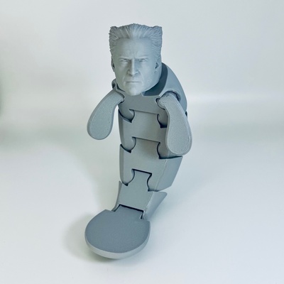 oh hugh manatee arte manatee jackman humanidade trocadilho imprimível piada engraçado 3d print model - Mito3D