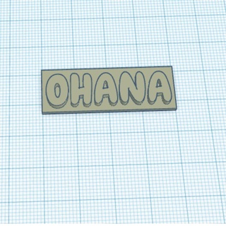 ohana stitch family 3d print model - Mito3D