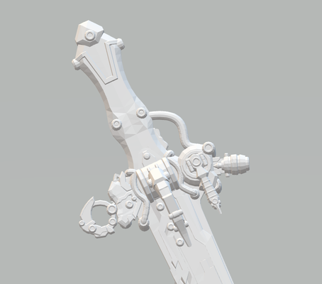 ohger calibur - ohsama sentai kingohger king 3d print model - Mito3D