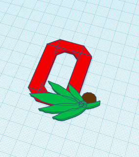 Ohio durum logo logo Ohio Futbol 3d print model - Mito3D