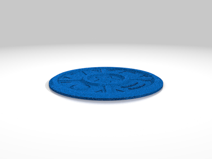 ohranger zeo médaille monnaie 3d print model - Mito3D